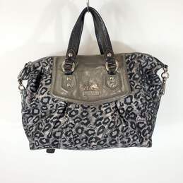 COACH 14289 Madison Ocelot Leopard Print Satchel Bag