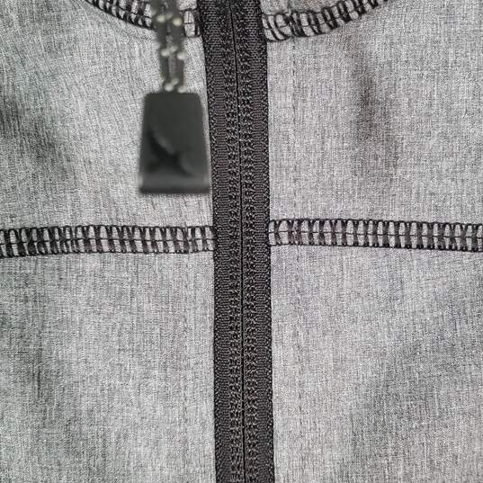 Womens Mock Neck Long Sleeve Zipper Pockets Activewear Full-Zip Jacket Size L image number 3