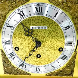 Vintage Seth Thomas Legacy 2 Jewel Mantel Clock W/ Keys Made In Germany alternative image