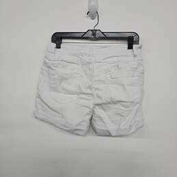 White High Waist Cropped Shorts alternative image