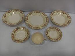 Vintage Crown Potteries Co. Dishes Assorted 6pc Bundle