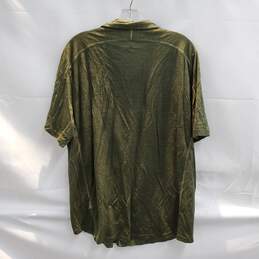 Smartwool Merino Wool Blend Green Short Sleeve Button Up Shirt Men's Size XL alternative image