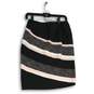 NWT Womens Multicolor Flat Front Knee Length Straight & Pencil Skirt Size 4 image number 2