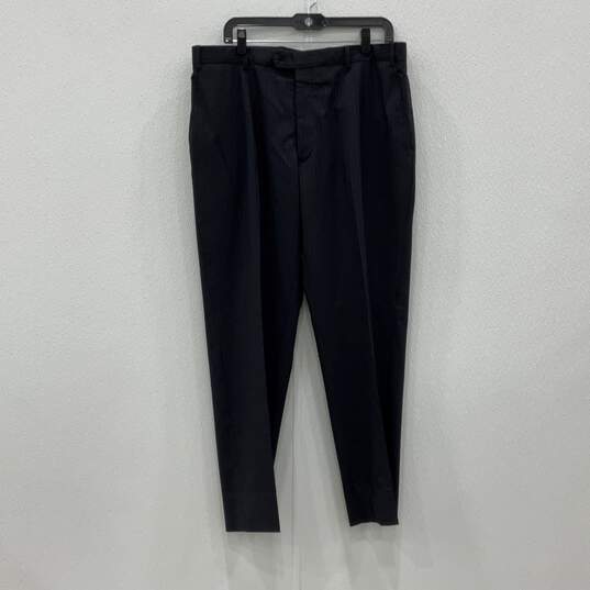 Armani Collezioni Mens Navy Blue Blazer And Pants 2 Piece Suit Set Sz 44R W/COA image number 9
