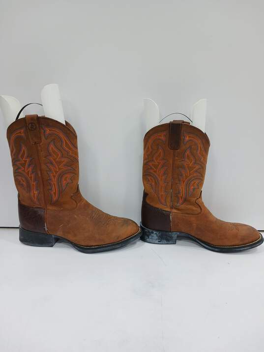 Tony Lama  Leather Cowboy Boots Sz 10.5 D image number 2