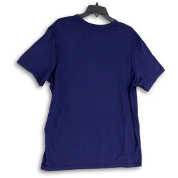 NWT Mens Blue Round Neck Short Sleeve Stretch Pullover T-Shirt Size L alternative image