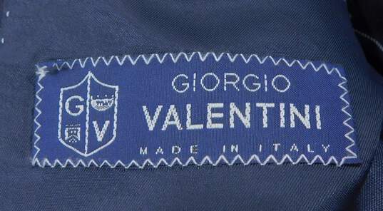 Men's Giorgi Valentini Navy Blue Pinstripe Suit Jacket & Pants image number 3