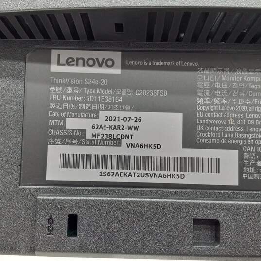 Lenovo ThinkVision S24e-20 Flat Panel Monitor image number 4