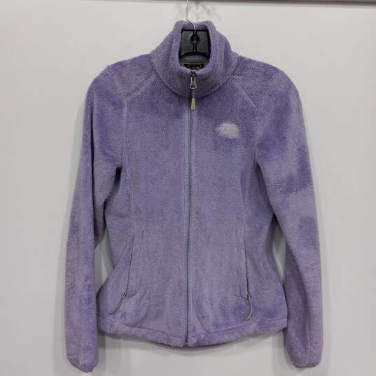 The North Face Purple Fleece Jacket Women's Size XS image number 1