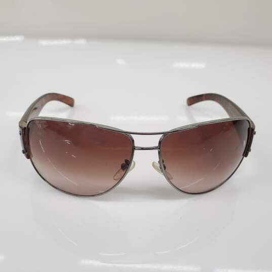 Prada Brown Tort Gradient Lens Aviator Sunglasses AUTHENTICATED image number 1