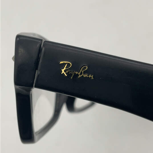 Mens Black RB5254 Full Frame Rectangular Classic Eyeglasses With Case image number 6