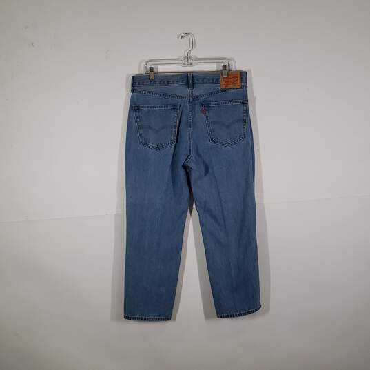 Mens 550 Regular Fit Medium Wash Denim Straight Leg Jeans Size 36X29 image number 2