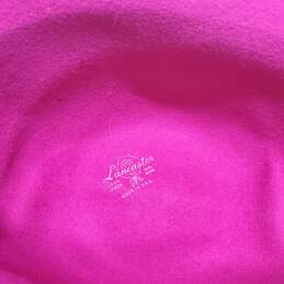 Lancaster Fuchsia Pink Wool Hat One Size alternative image