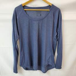 Patagonia Cool Trail Long Sleeve Blue Women's Size XL