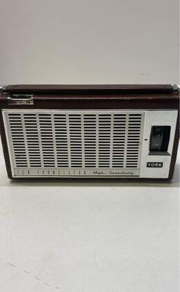York 10 Transistor Vintage Portable TR-100 Radio