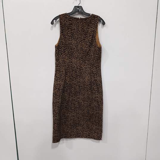 Women's J. Crew Leopard Print Dress Size 8 NWT image number 5
