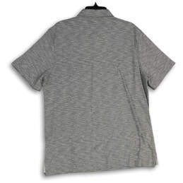NWT Mens Gray Short Sleeve Spread Collar Pullover Polo Shirt Size L Tall alternative image