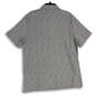 NWT Mens Gray Short Sleeve Spread Collar Pullover Polo Shirt Size L Tall image number 2