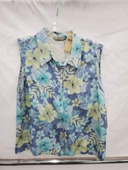 Women Tommy Bahama Hollywood Hibiscus Shirt Size- XL (16) New