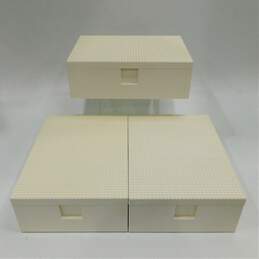 Ikea Brand Bygglek Model Large White LEGO Storage Containers (Set of 3) alternative image