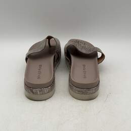 Donald J Pliner Womens Purple Silver Leather Open Toe Slide Sandals Size 9.5 alternative image