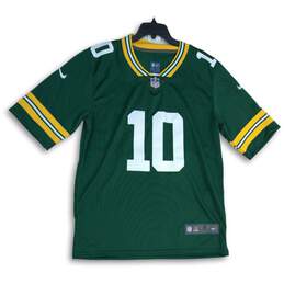 Nike Mens Green Gold Green Bay Packers Jordan Love #10 NFL Players Jersey Size S