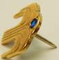 10K Yellow Gold Spinel Company Logo Pin 2.6g image number 5