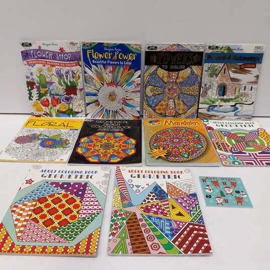 Lot of 11 Coloring Books image number 1