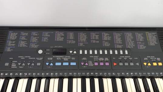 Black Yamaha PSR-210 Electric Keyboard image number 3