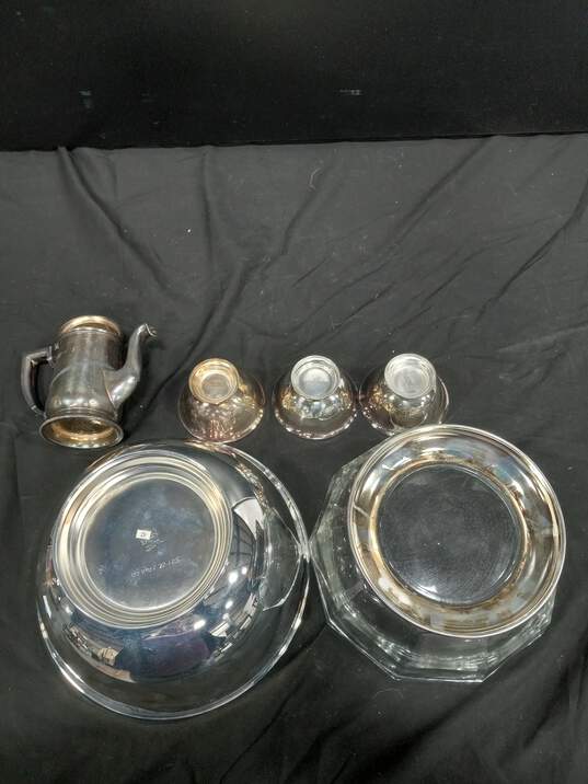 Paul Revere & I.S. Silver Plated Bowls Assorted 6pc Lot image number 3