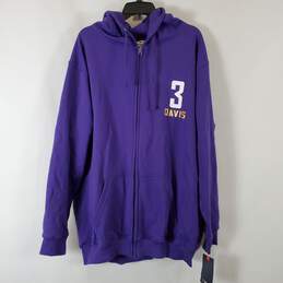 Fanatics Men's Purple Zip-Up Sweater SZ XL NWT