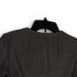 Womens Brown Long Sleeve Pleated Button Front Blouse Top Size Small image number 2