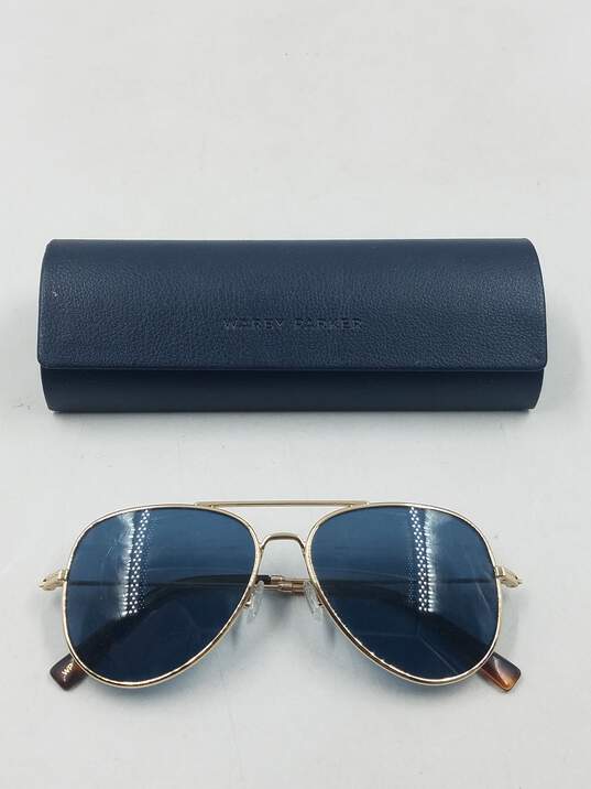 Warby Parker Gold Raider Sunglasses image number 1