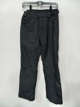 Columbia Titanium Black Snow Pants Women's Size M