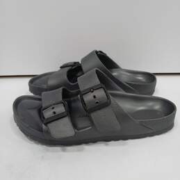 Birkenstock Dark Gray Plastic Sandals Size M4 W6