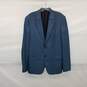 Emporio Armani G Line Men's Teal Blue Two Button Wool Blazer image number 1