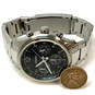 Designer Fossil Flight CH-2799 Silver-Tone Black Dial Analog Wristwatch image number 2