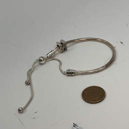 Designer Pandora 925 Sterling Silver Snake Chain Slider Charm Bracelet alternative image