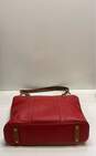 Dooney & Bourke Red Pebbled Leather Tote Bag image number 3