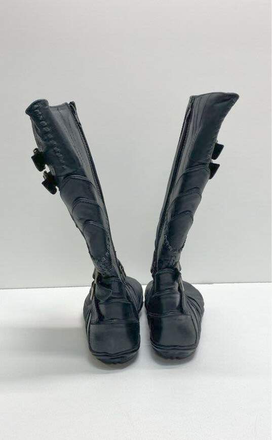 Buy the Ayya Wear Leather Tabi Biker Style Boots Black 9.5 | GoodwillFinds