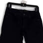 NWT Womens Blue Denim Dark Wash Pockets Cuffed Skinny Jeans Size 28/6 image number 3