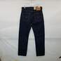 Levi's Dark Blue Cotton 505 Regular Straight Leg Jeans MN Size 32x34 NWT image number 2