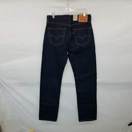 Levi's Dark Blue Cotton 505 Regular Straight Leg Jeans MN Size 32x34 NWT alternative image
