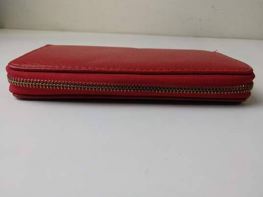 Michael Kors Women's Red Leather Wallet image number 3