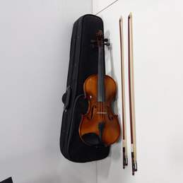 Brown Violin In Hard Case w/ Accessories