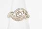 Vintage 10K White Gold 0.26 CTTW Diamond Ring Setting- For Repair 4.5g image number 1