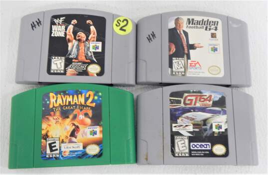 Nintendo 64 N64 W/ 4 Games, Rayman 2 image number 2