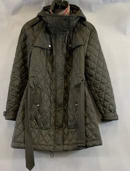 Burberry Brit Women's Green Quilted Jacket - L