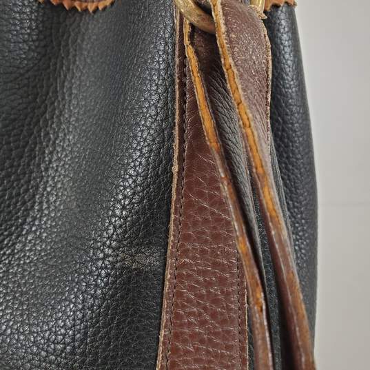 Dooney & Bourke Bucket Teton Drawstring Leather Bag image number 3