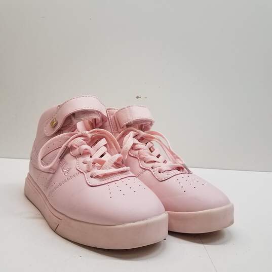Fila Leather Vulc 13 Mid Plus Sneakers Pink 6.5 image number 3